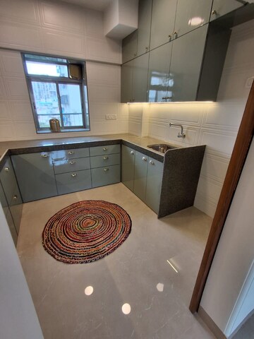 Kitchen in 3 BHK Apartment at Jalvayu Vihar Powai, Powai – for Rent