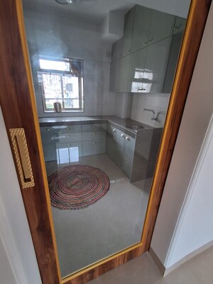 Kitchen in 3 BHK Apartment at Jalvayu Vihar Powai, Powai – for Rent