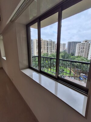 Balcony in 3 BHK Apartment at Jalvayu Vihar Powai, Powai – for Rent