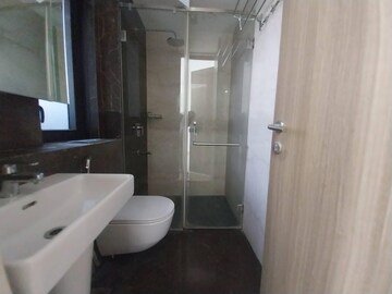 Bathroom in 3 BHK Apartment at Lodha The Park Side, Worli – for Rent