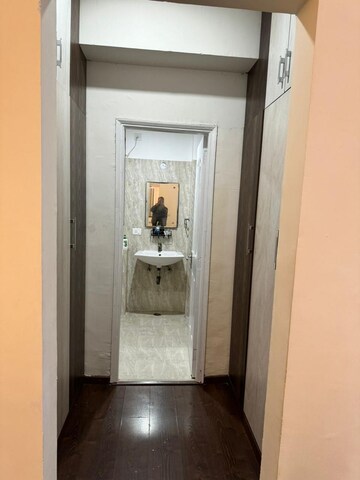 Building Lobby in 2 BHK Apartment at Godrej Woods, Sector 43 – for Rent