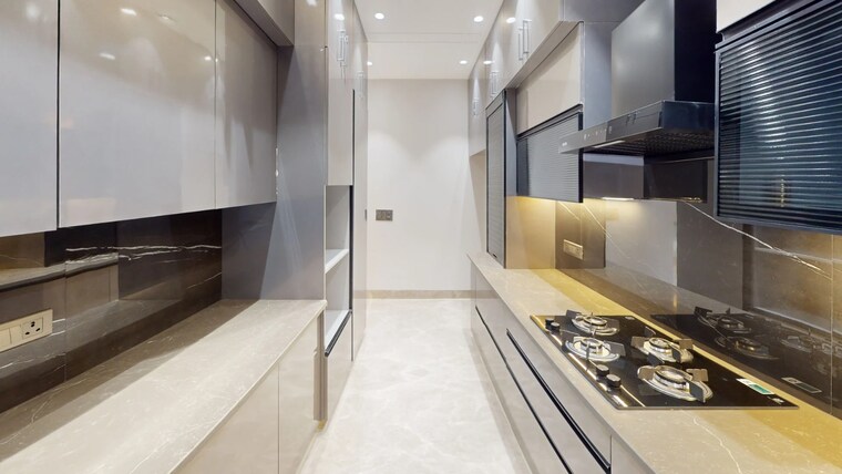 Kitchen, ansal-api-esencia 3.5 Bedroom 242 Sq.Yd. Builder Floor In Sector 67 Gurgaon 9223175