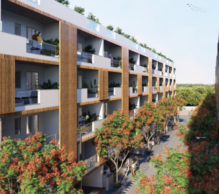 Exterior View, m2k-olive-greens 3 Bedroom 1578 Sq.Ft. Apartment In Sector 104 Gurgaon 9223210