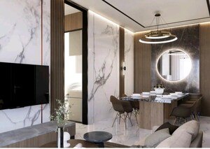 Dining area in 3 BHK Apartment at Amboli – for Sale