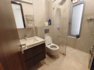 Bathroom in 3 BHK Apartment at Piramal Vaikunth, Balkum Pada – for Rent