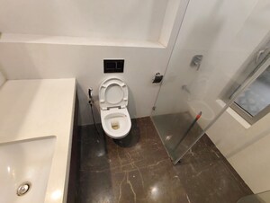 Bathroom in 3 BHK Apartment at Piramal Vaikunth, Balkum Pada – for Rent