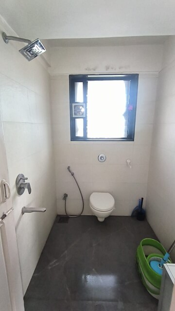 Bathroom in 2 BHK Apartment at Sanghvi Aaditya Heights, Tardeo – for Rent