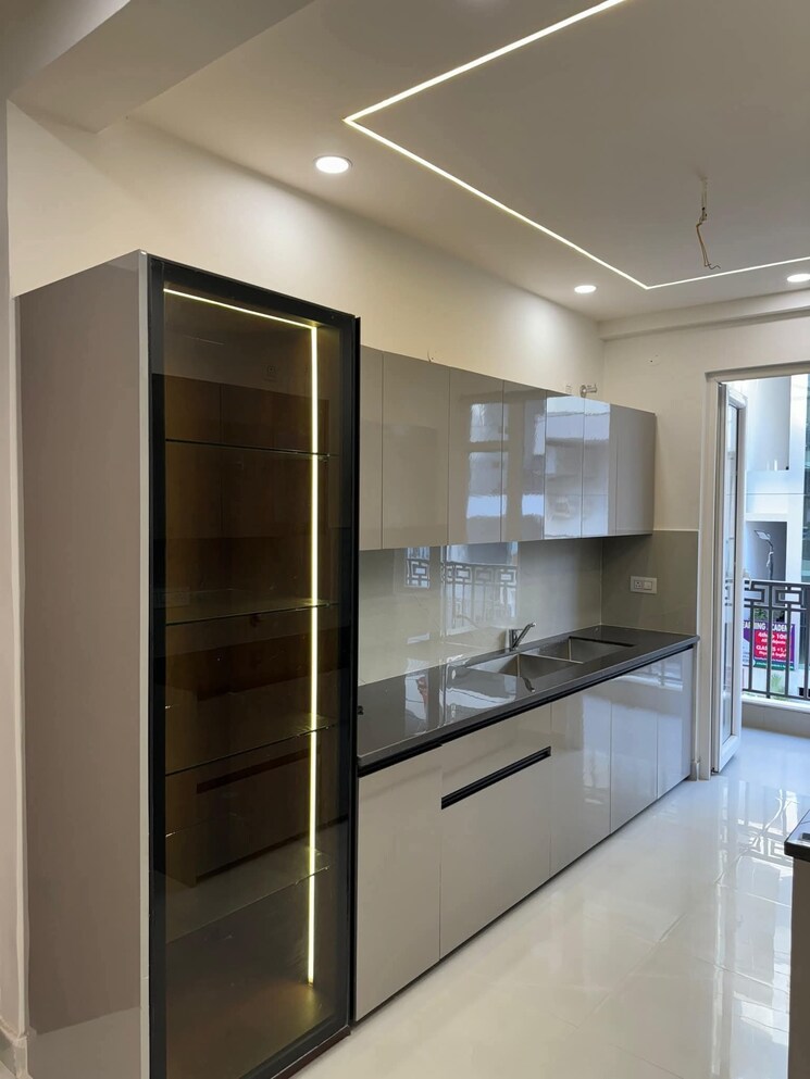 Kitchen, pir machalla 3 Bedroom 1550 Sq.Ft. Builder Floor In Pir Machalla Zirakpur 9223278