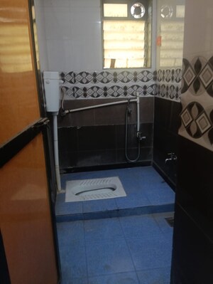 Bathroom in 2 BHK Apartment at Kopar Khairane – for Rent