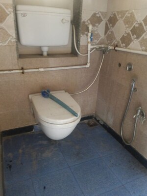 Bathroom in 2 BHK Apartment at Kopar Khairane – for Rent