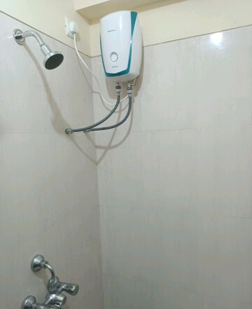 Bathroom in 1.5 BHK Apartment at Runwal Garden City, Balkum Pada – for Rent