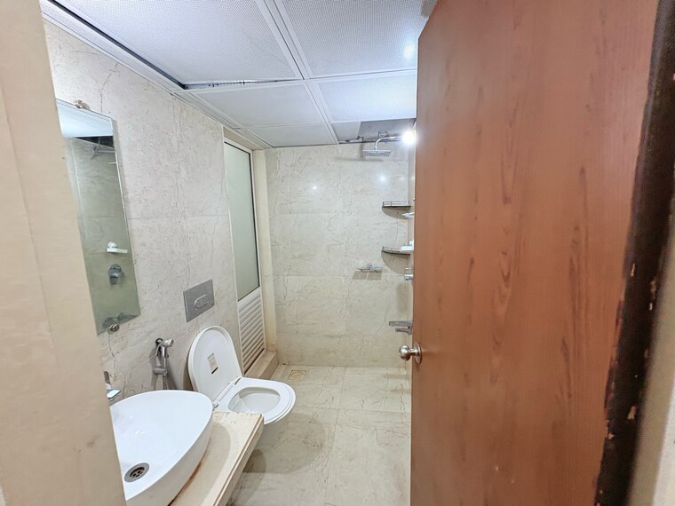 Bathroom, dosti-oak 2 Bedroom 750 Sq.Ft. Apartment In Kolshet Industrial Area Thane 9223340