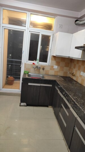 Kitchen in 3 BHK Apartment at Godrej Woods, Sector 43 – for Rent