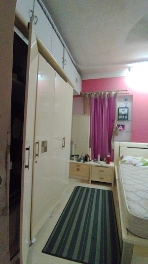 Building Lobby in 1 BHK Apartment at Gurukrupa Marina Enclave, Malad West – for Rent