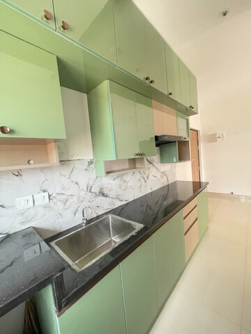 Kitchen in 3 BHK Apartment at Brigade El Dorado, Bagaluru – for Rent