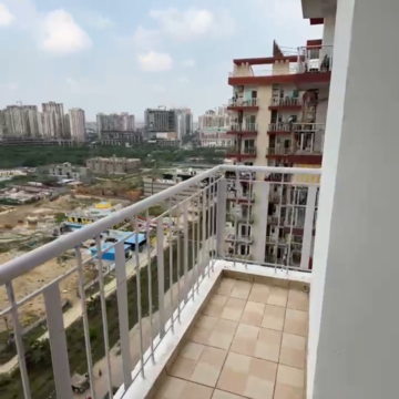 Balcony in 2.5 BHK Apartment at Fusion Homes, Tech Zone Greater Noida – for Sale