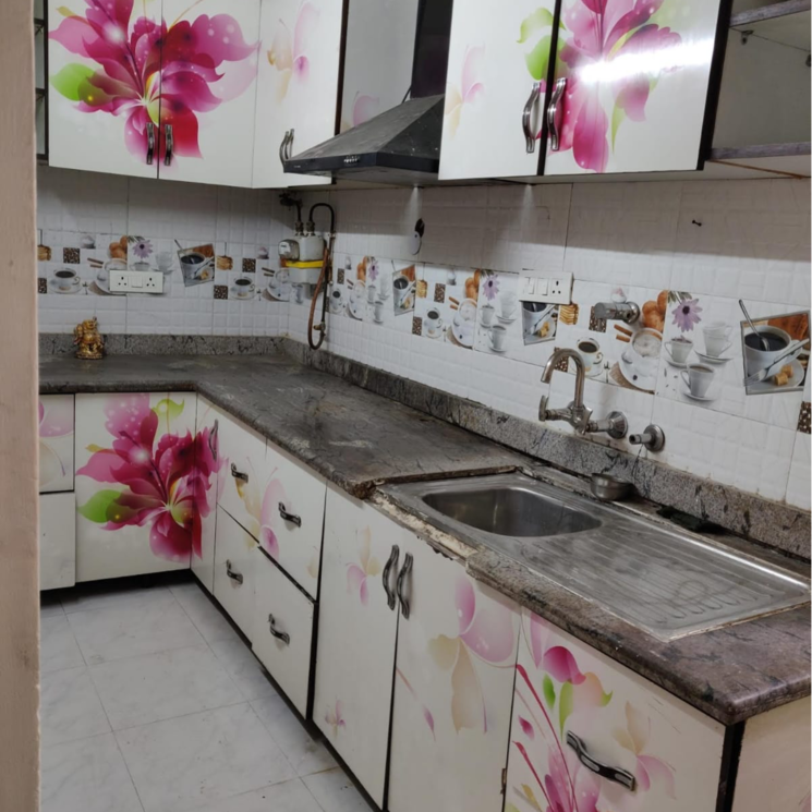 Kitchen, malviya nagar 2 Bedroom 900 Sq.Ft. Builder Floor In Malviya Nagar Delhi 9223521