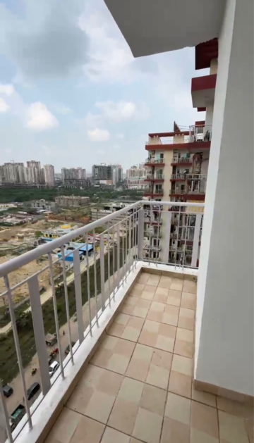 Balcony in 2.5 BHK Apartment at Fusion Homes, Tech Zone Greater Noida – for Sale