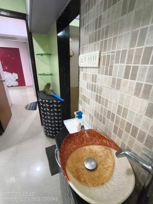 Bathroom in 2 BHK Apartment at SD Bhalerao Prity Park, Owale – for Rent
