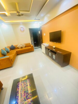 Living Room in 2 BHK Apartment at La Gloriosa Apartment, Kalyani Nagar – for Rent