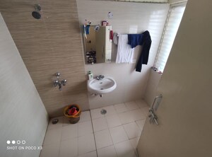 Bathroom in 3 BHK Apartment at UPAVP Bhagirathi Enclave, Raebareli Road – for Rent