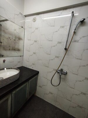 Bathroom in 2 BHK Apartment at Bharat Malad Swing , Malad West – for Rent