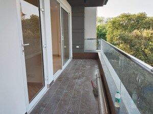 Balcony in 4 BHK Builder Floor at Nehru Enclave – for Sale