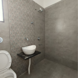 Bathroom in 2 BHK Apartment at Pantheon Acorn Park Phase 1, Mumbai Bangalore Highway – for Rent
