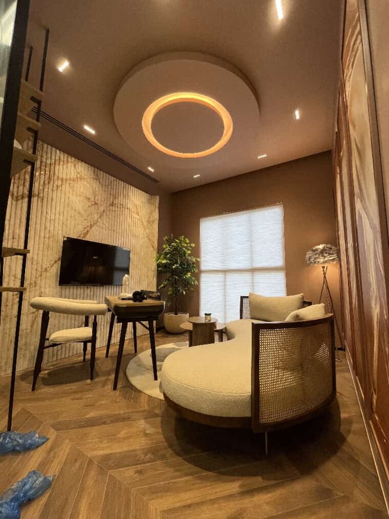 Living Room, sheth-codename-younique 2 Bedroom 720 Sq.Ft. Apartment In Sion Mumbai 9223809