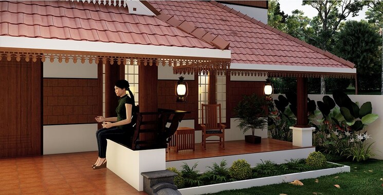 Exterior View, chandranagar colony extension 3 Bedroom 2000 Sq.Ft. Independent House In Chandranagar Colony Extension Palakkad 9223815