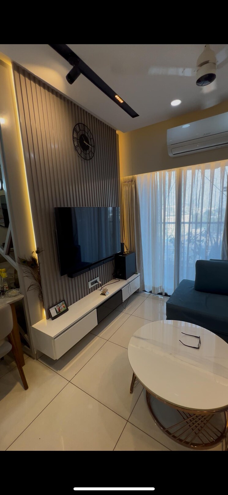 Living Room, a-shridhar-kaveri-sangam 3 Bedroom 1550 Sq.Ft. Apartment In Shilaj Ahmedabad 9223826