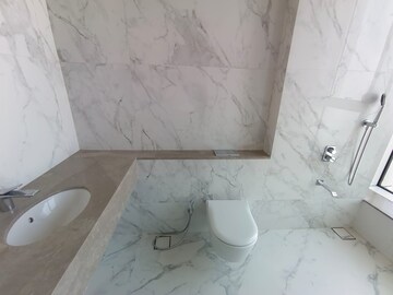 Bathroom in 3 BHK Apartment at Hubtown 25 South, Prabhadevi – for Rent