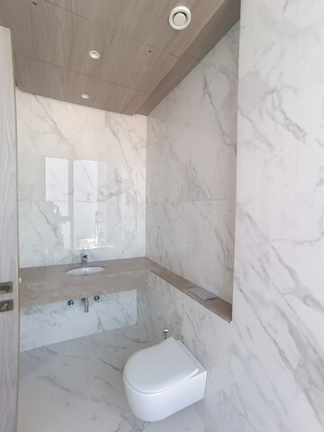 Bathroom in 3 BHK Apartment at Hubtown 25 South, Prabhadevi – for Rent