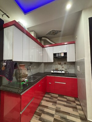 Kitchen in 2 BHK Builder Floor at Dwarka Mor – for Rent
