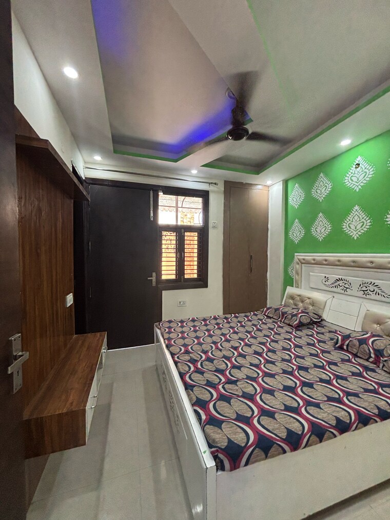 Bedroom, dwarka mor 2 Bedroom 495 Sq.Ft. Builder Floor In Dwarka Mor Delhi 9224011