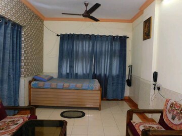 Living Room in 1 BHK Apartment at Puraniks Kanchanpushp Complex, Kavesar – for Rent