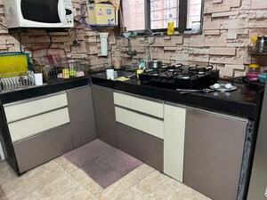 Kitchen in 2 BHK Apartment at Valley Shilp, Kharghar Sector 36 – for Rent