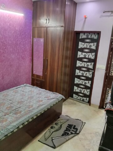 Bedroom in 2 BHK Builder Floor at Dharam Flats, Palam Vihar Extension – for Rent