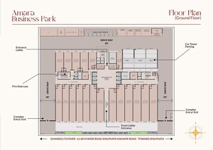 Floor Plan in  Warehouse at Amara Business Park, Ghansoli – for Sale