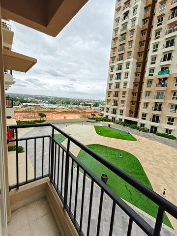 Balcony in 2.5 BHK Apartment at Brigade El Dorado, Bagaluru – for Rent