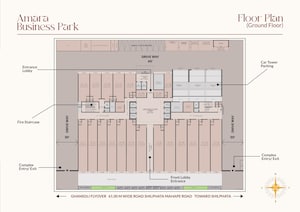 Floor Plan in  Warehouse at Amara Business Park, Ghansoli – for Sale