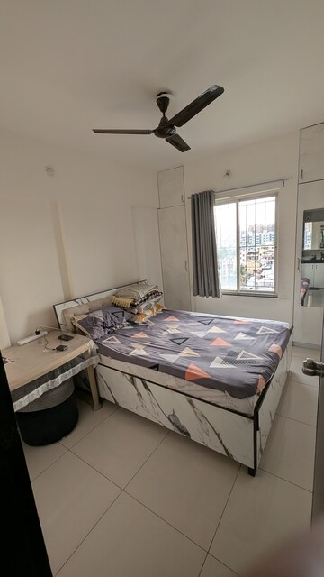 Bedroom in 2 BHK Apartment at Paranjape Richmond Park, Rahatani – for Rent