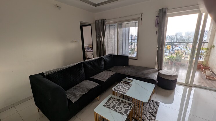 Living Room, paranjape-richmond-park 2 Bedroom 1050 Sq.Ft. Apartment In Rahatani Pune 9224554