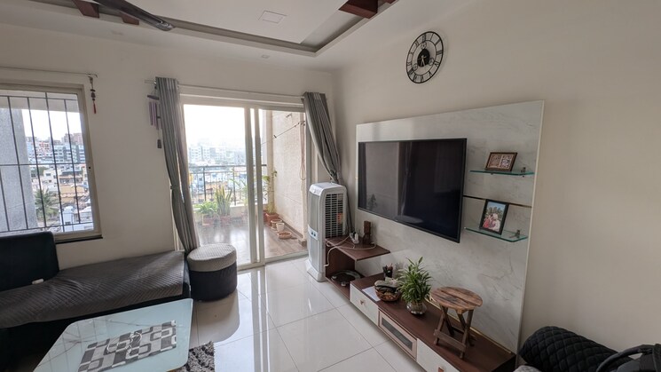 Living Room, paranjape-richmond-park 2 Bedroom 1050 Sq.Ft. Apartment In Rahatani Pune 9224554