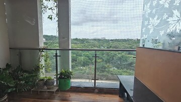 Balcony in 3 BHK Apartment at Sumadhura Acropolis, Gachibowli – for Rent