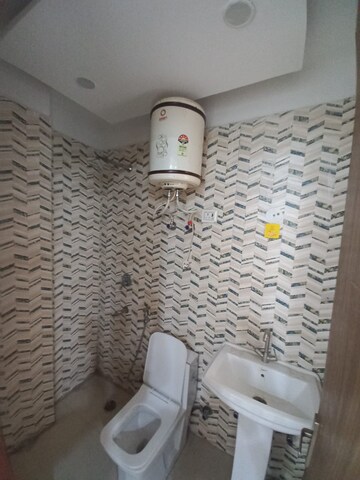 Bathroom in 3 BHK Builder Floor at Chattarpur – for Rent