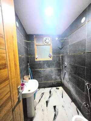 Bathroom in 3 BHK Builder Floor at Chattarpur – for Rent