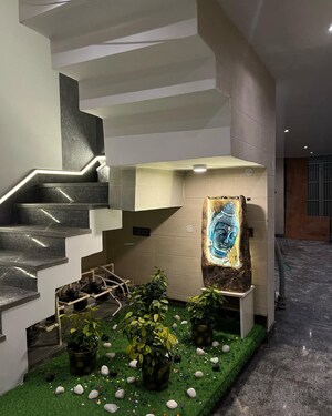 Staircase in 5 BHK Villa at Civil Lines – for Sale