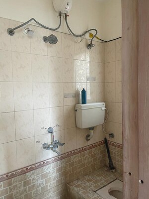 Bathroom in 2 BHK Apartment at Spring Glory Co-Operative Society, Kharadi – for Rent