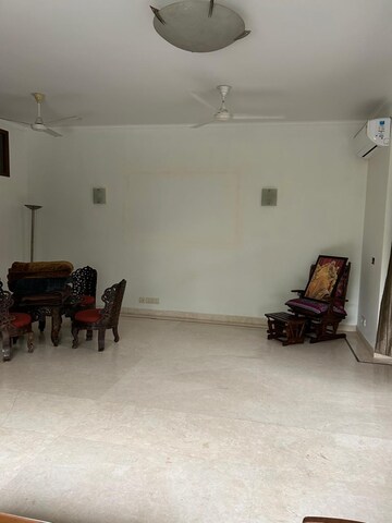 Living Room in 3 BHK Builder Floor at Greater Kailash I – for Rent